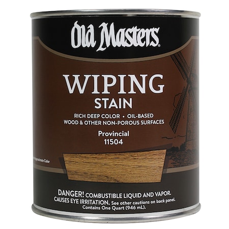 Old Masters 1 Qt Provincial Oil-Based Wiping Stain 11504